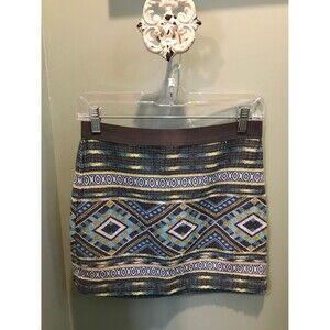American Eagle abstract mini skirt -size 0